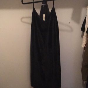 Madewell NWT velvet halter dress